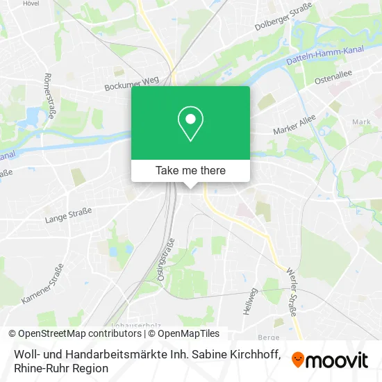 Карта Woll- und Handarbeitsmärkte Inh. Sabine Kirchhoff
