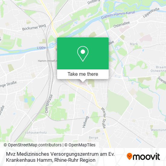 Mvz Medizinisches Versorgungszentrum am Ev. Krankenhaus Hamm map