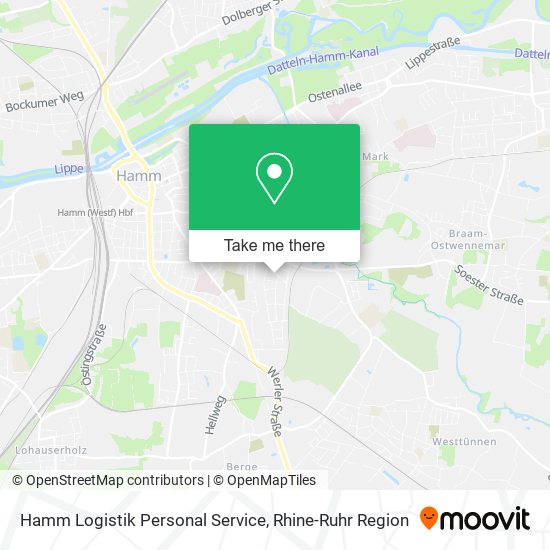 Hamm Logistik Personal Service map