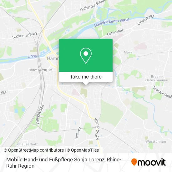 Карта Mobile Hand- und Fußpflege Sonja Lorenz