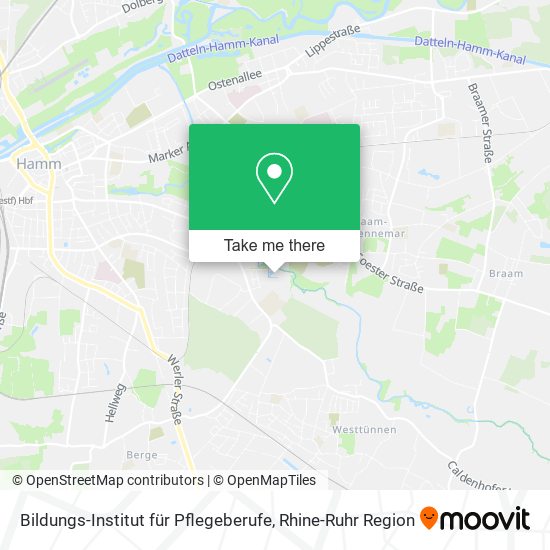 Bildungs-Institut für Pflegeberufe map
