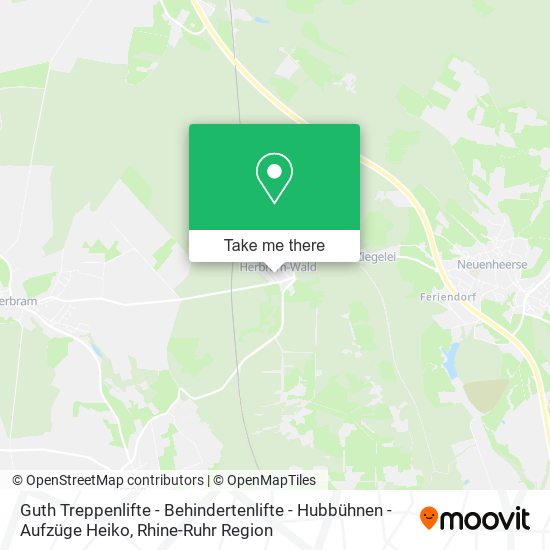 Guth Treppenlifte - Behindertenlifte - Hubbühnen - Aufzüge Heiko map