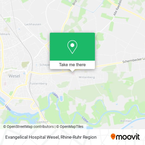 Карта Evangelical Hospital Wesel