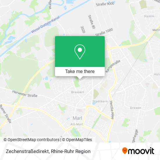 Zechenstraßedirekt map
