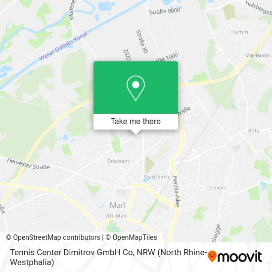 Tennis Center Dimitrov GmbH Co map