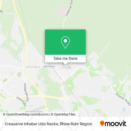 Карта Creaserve Inhaber Udo Nacke