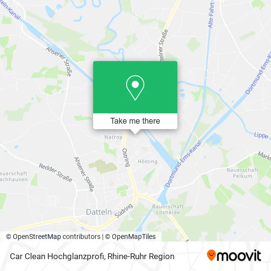 Карта Car Clean Hochglanzprofi