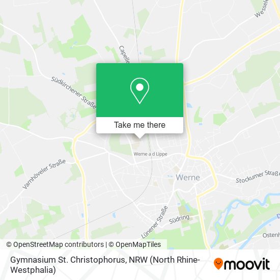 Gymnasium St. Christophorus map
