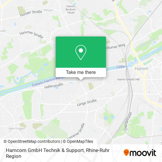 Карта Hamcom GmbH Technik & Support