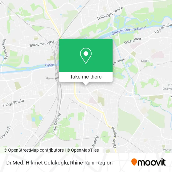 Карта Dr.Med. Hikmet Colakoglu