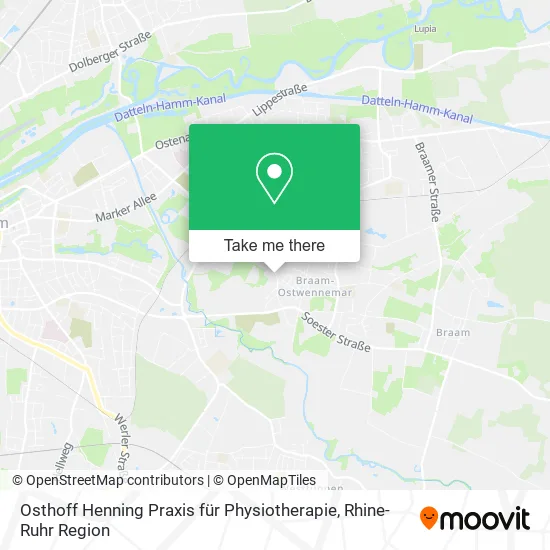 Карта Osthoff Henning Praxis für Physiotherapie