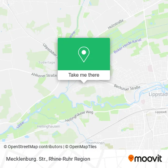 Карта Mecklenburg. Str.