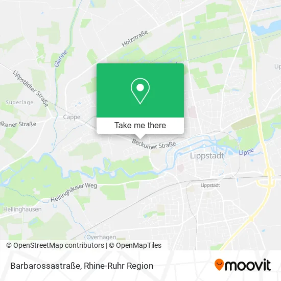 Карта Barbarossastraße