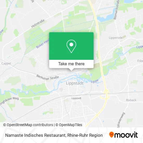 Карта Namaste Indisches Restaurant