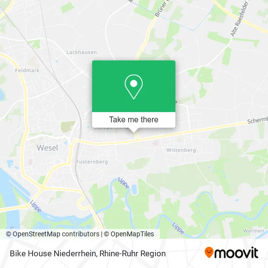 Карта Bike House Niederrhein