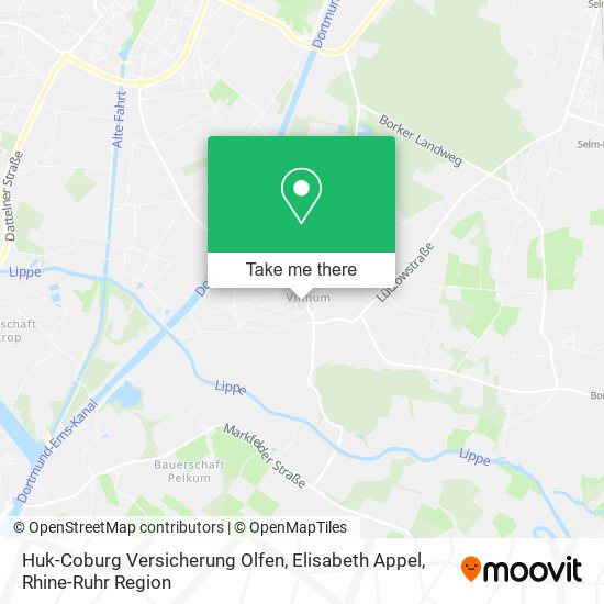 Huk-Coburg Versicherung Olfen, Elisabeth Appel map