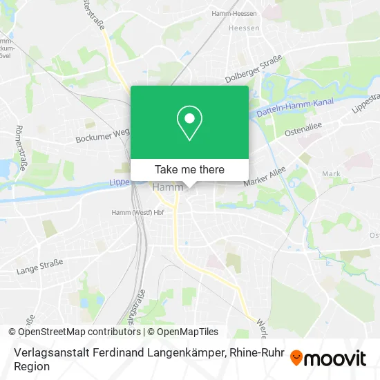 Карта Verlagsanstalt Ferdinand Langenkämper