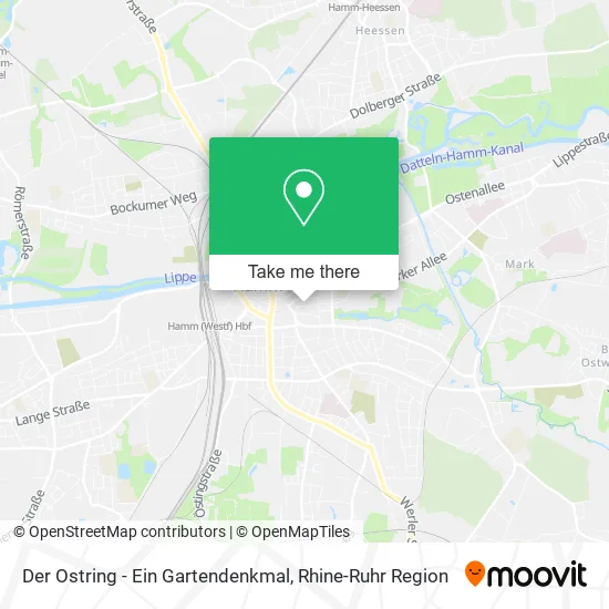 Карта Der Ostring - Ein Gartendenkmal