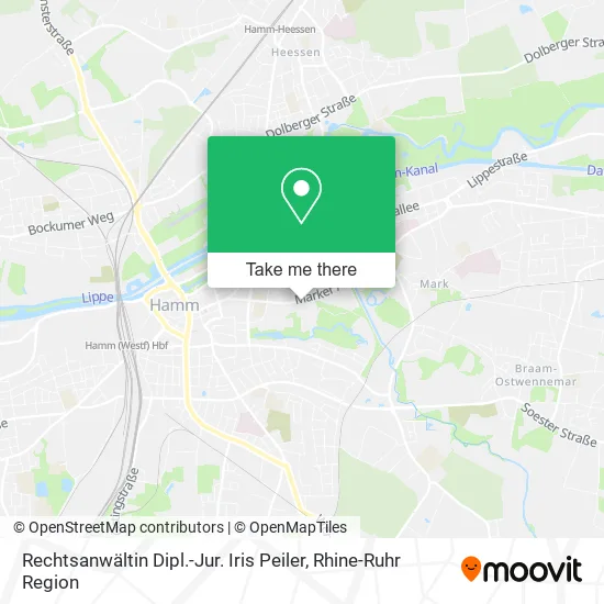 Карта Rechtsanwältin Dipl.-Jur. Iris Peiler