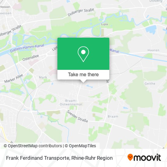 Frank Ferdinand Transporte map