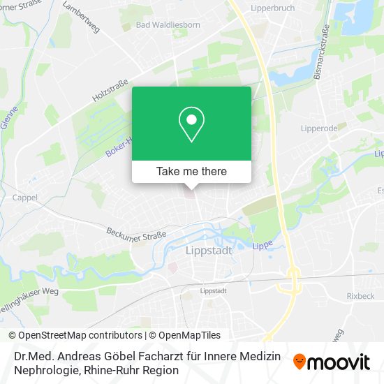 Dr.Med. Andreas Göbel Facharzt für Innere Medizin Nephrologie map