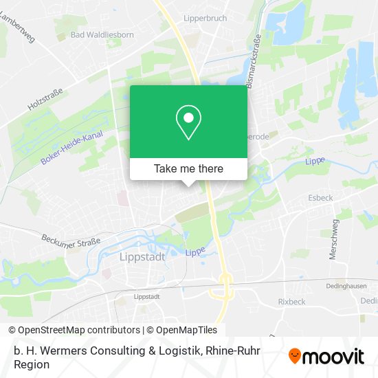 b. H. Wermers Consulting & Logistik map
