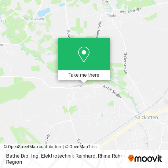 Карта Bathe Dipl-Ing. Elektrotechnik Reinhard