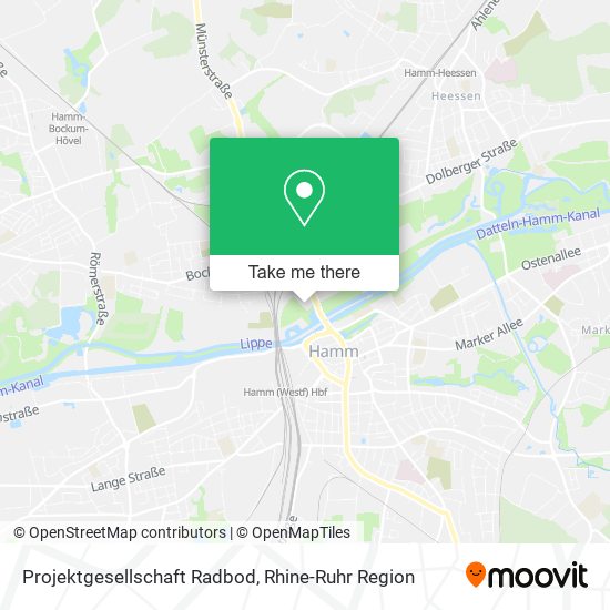 Projektgesellschaft Radbod map