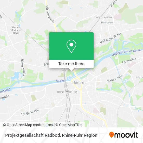 Карта Projektgesellschaft Radbod