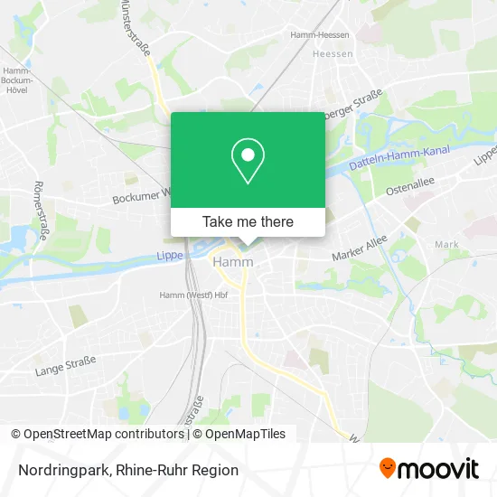 Карта Nordringpark