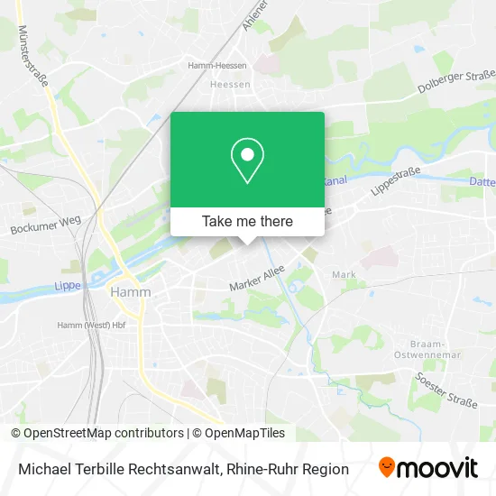 Карта Michael Terbille Rechtsanwalt