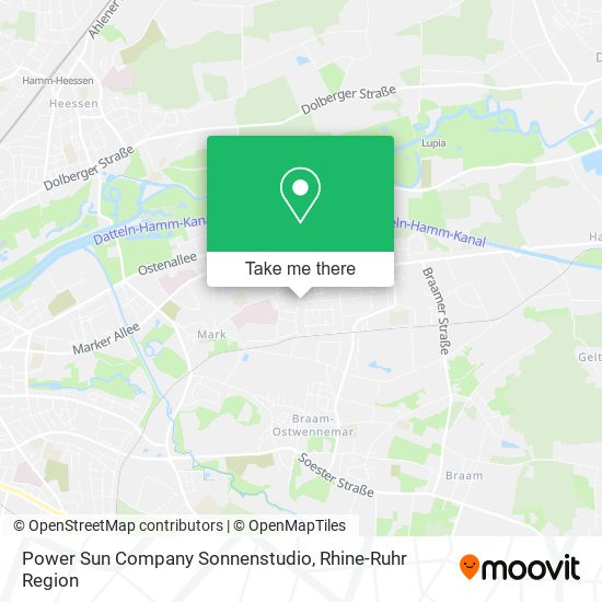 Power Sun Company Sonnenstudio map