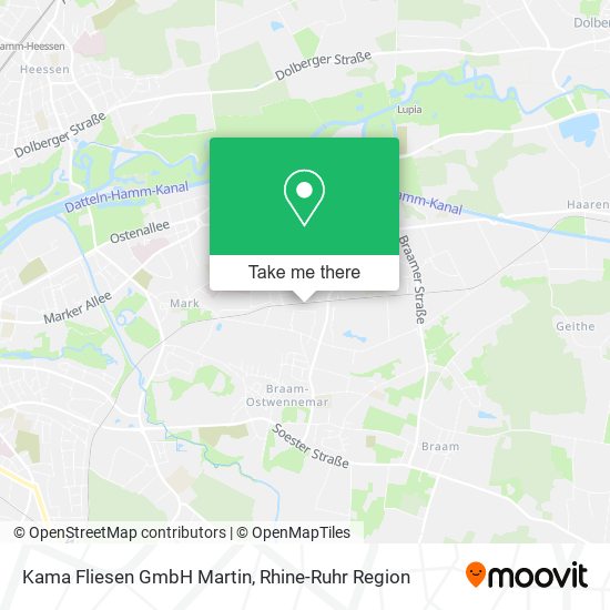 Kama Fliesen GmbH Martin map