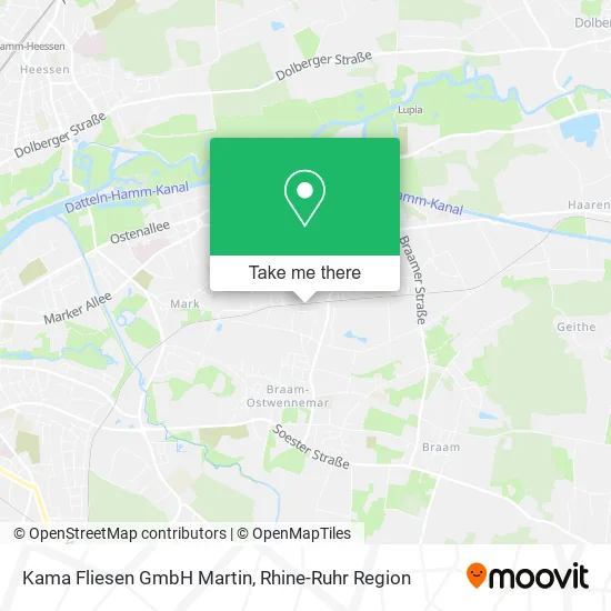 Карта Kama Fliesen GmbH Martin