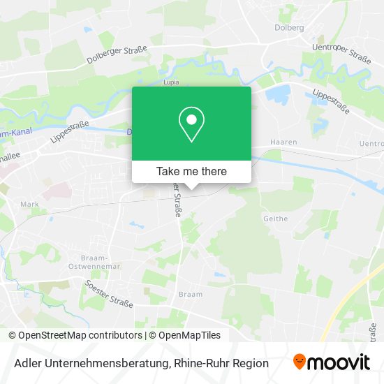 Adler Unternehmensberatung map