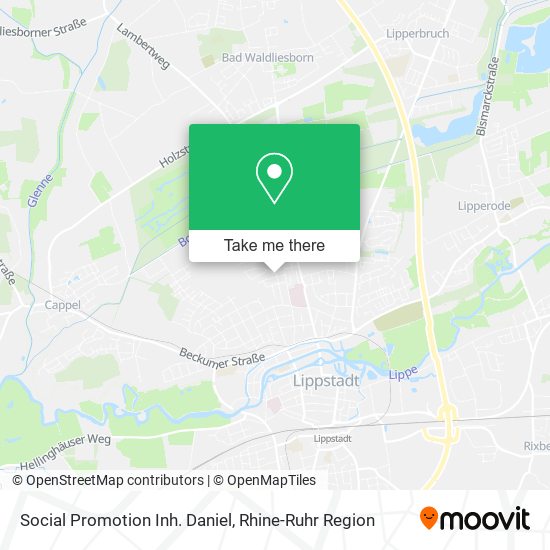 Social Promotion Inh. Daniel map