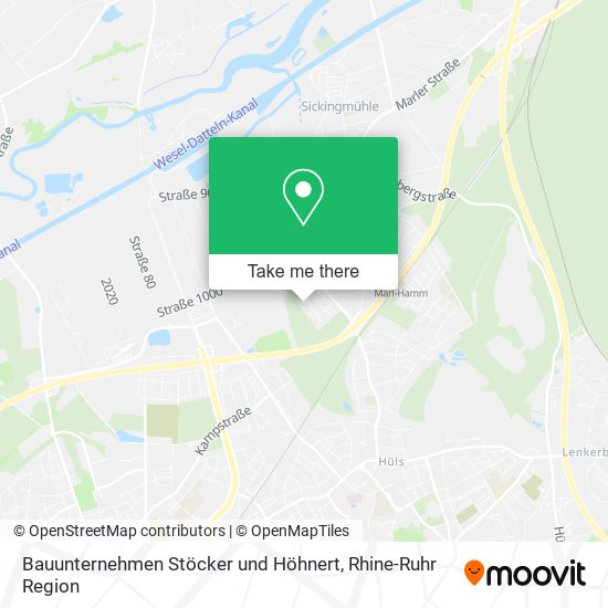 Bauunternehmen Stöcker und Höhnert map