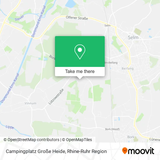 Карта Campingplatz Große Heide