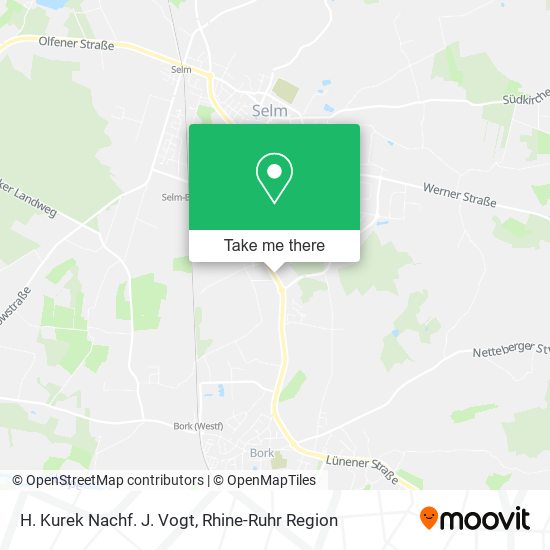 H. Kurek Nachf. J. Vogt map