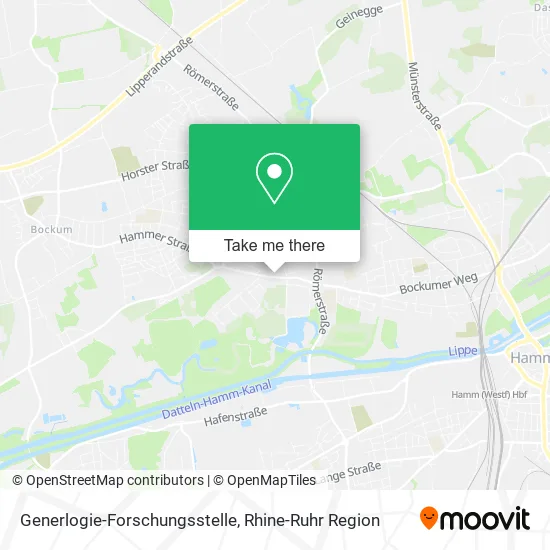 Generlogie-Forschungsstelle map