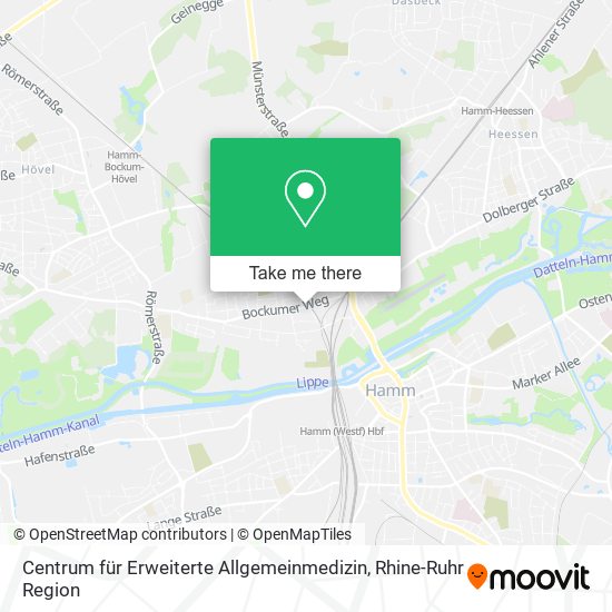 Карта Centrum für Erweiterte Allgemeinmedizin