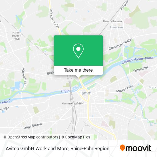 Avitea GmbH Work and More map