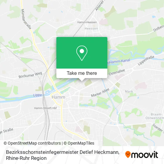 Карта Bezirksschornsteinfegermeister Detlef Heckmann