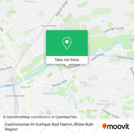 Gastronomie im Kurhaus Bad Hamm map