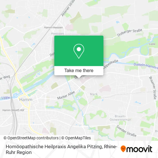 Карта Homöopathische Heilpraxis Angelika Pitzing