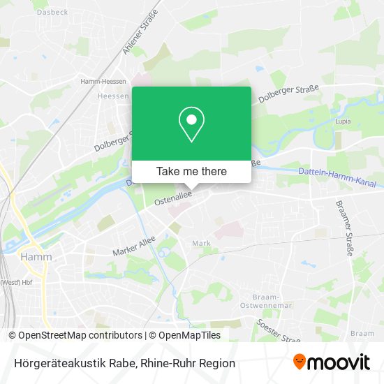 Hörgeräteakustik Rabe map