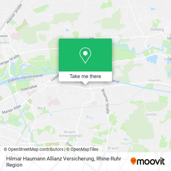 Hilmar Haumann Allianz Versicherung map