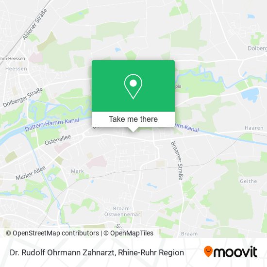 Dr. Rudolf Ohrmann Zahnarzt map