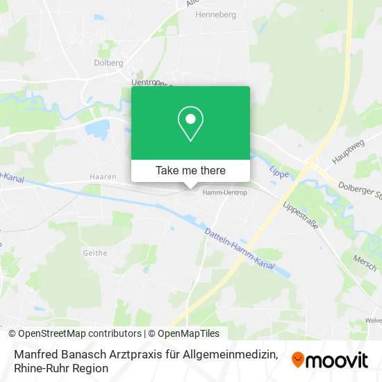 Manfred Banasch Arztpraxis für Allgemeinmedizin map