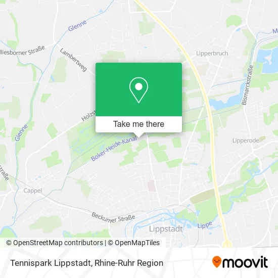 Карта Tennispark Lippstadt